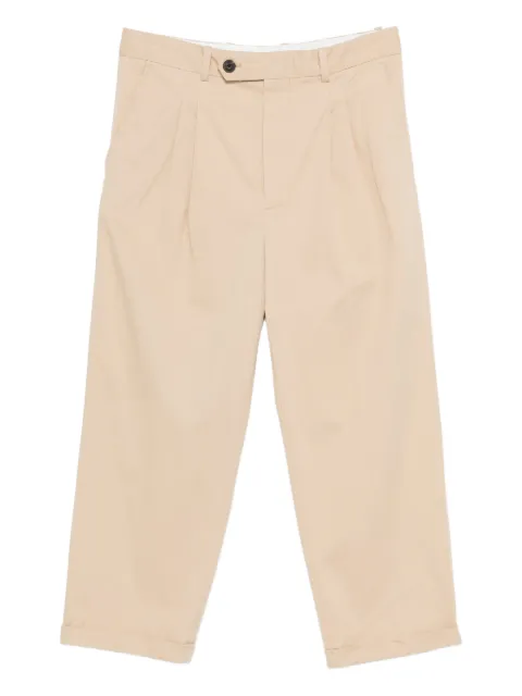 Drôle De Monsieur pleated trousers Neutrals JBP192CO214