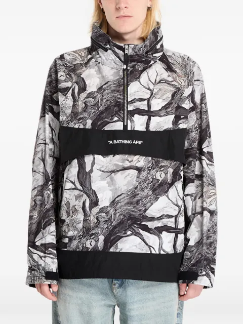 A BATHING APE® Tree Edge Camo jacket White 001LJL801004MWHT