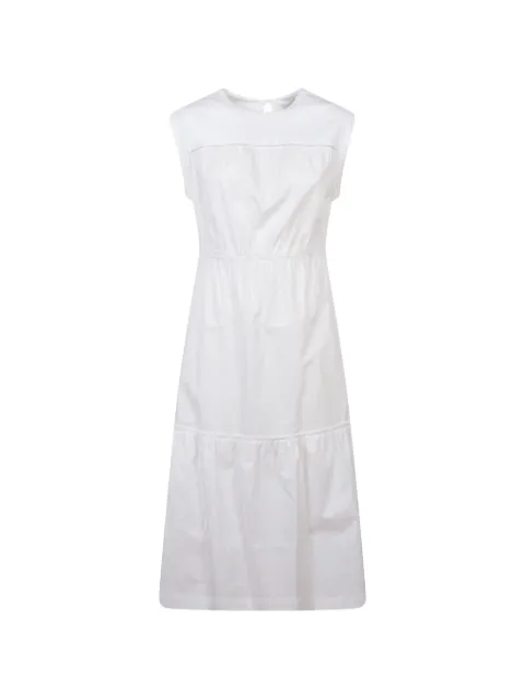 Peserico ruffle-detail dress White A02225J05635B