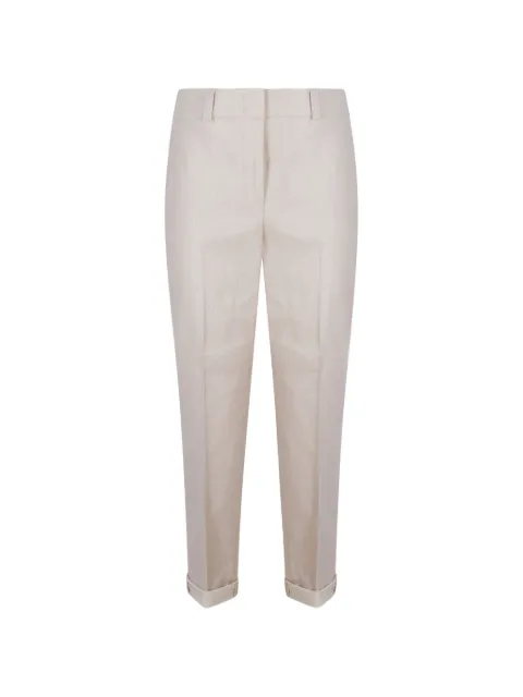 Peserico turn-up trousers Neutrals A0468000591944