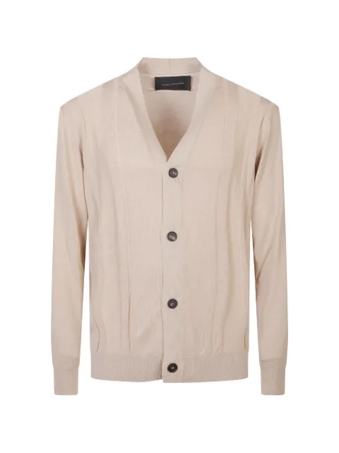 Tagliatore V-neck cardigan Neutrals MOOREPEPWE2608