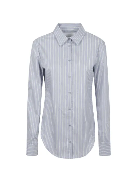 DONDUP vertical-stripe shirt Blue DC486ES0077D002806