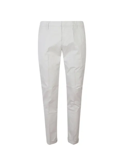 DONDUP cuffed-hem trousers White UP235GSE046UPTD021