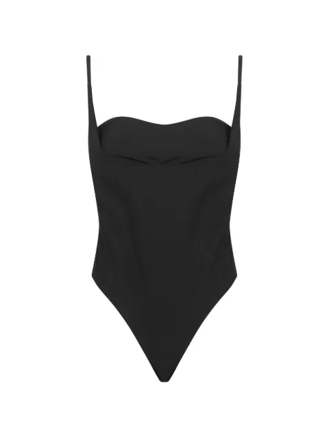 DONDUP sweetheart-neck panelled bodysuit Black DC466OS0126DXXX