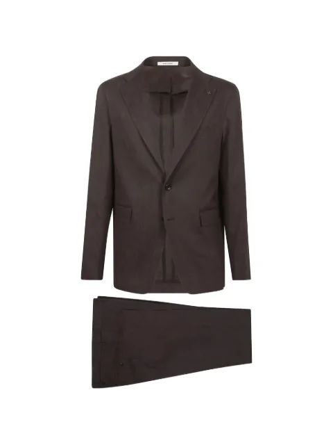 Tagliatore single-breasted suit Brown 2SVS22B01PE080016