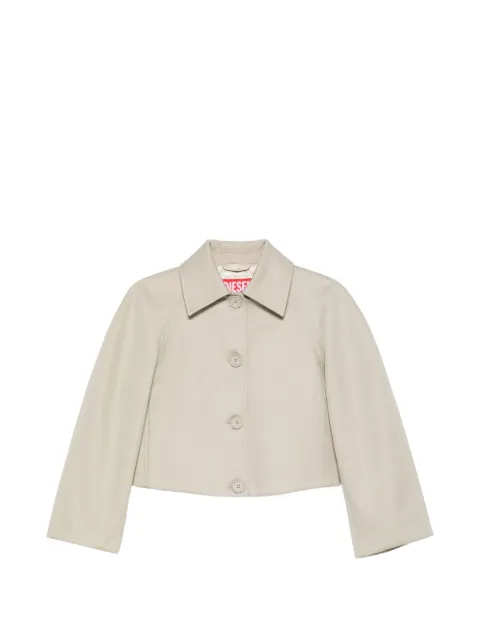Diesel button short cropped jacket Neutrals A236570NJCT