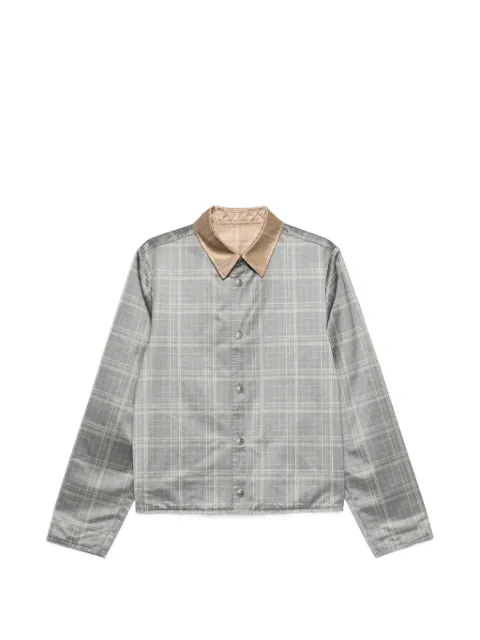Diesel check buttoned jacket Grey A235400DECT