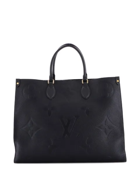 Louis Vuitton Pre-Owned OnTheGo Monogram Empreinte Giant GM tote bag Black HXFV03I4LDYJW661