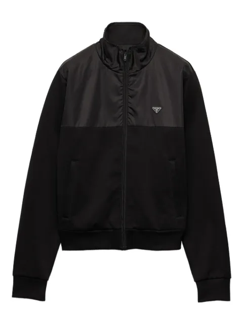Prada Re-Nylon panelled jacket Black UJL19DSOOO11JE