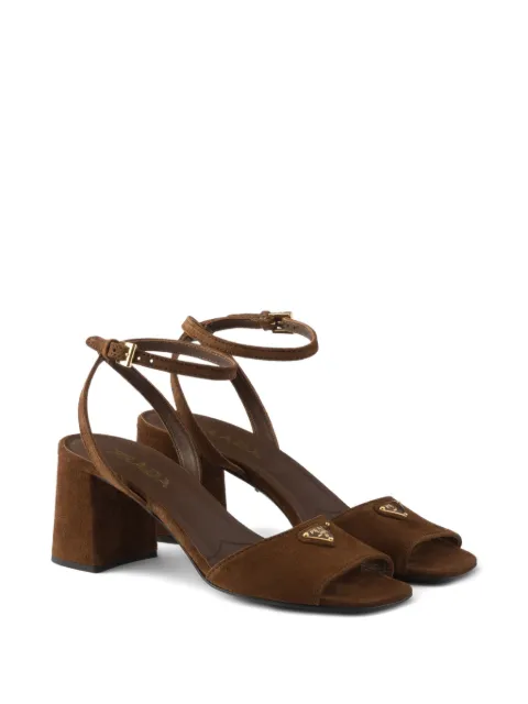 Prada suede sandals Brown 1X401OF065054