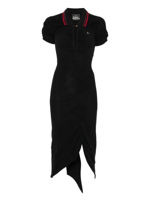 Vivienne Westwood Pulling ruffled midi dress Black 16010051J00AU