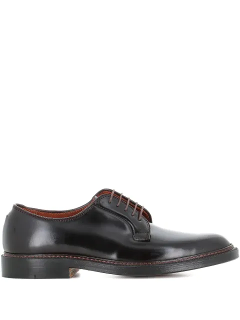 Alden horse leather derby shoes Red 990E