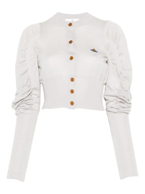 Vivienne Westwood Eli cropped cardigan Neutrals 1803007FY001A