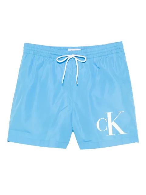 Calvin Klein logo swim shorts set Blue KM0KM00849CY0