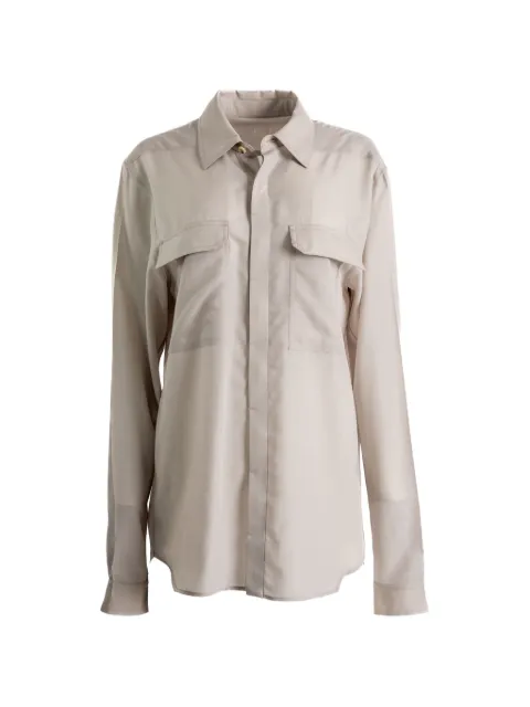 Rick Owens pocket shirt Neutrals RU01F2291WG