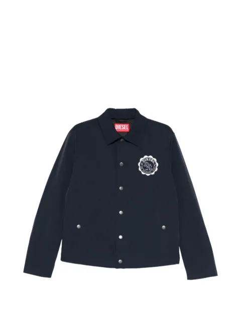 Diesel badge button jacket Blue A219140ENBF