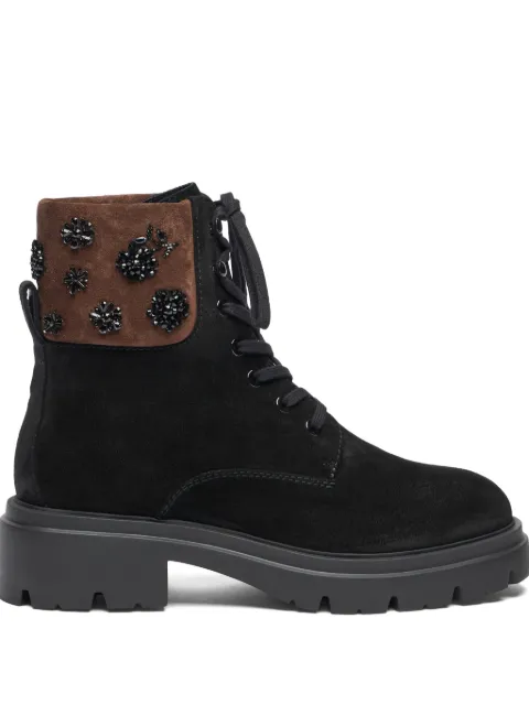 Stuart Weitzman Hudson lace-up boots Black SM546SJMPJX