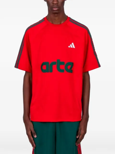 adidas x Arte Antwerp 3-stripes-logo T-shirt Red KC9603