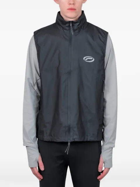 Optimistic runners zip gilets Grey MRV25BK