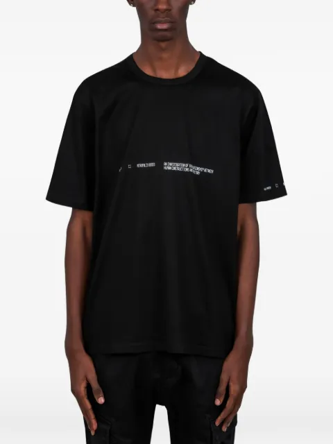 C.P. Company logo T-shirt Black 20CLTS058A006370W999