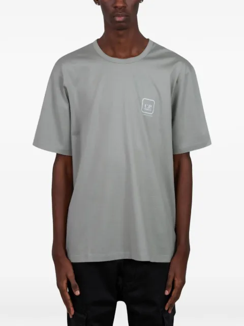 C.P. Company badge T-shirt Grey 20CLTS055A006370W936