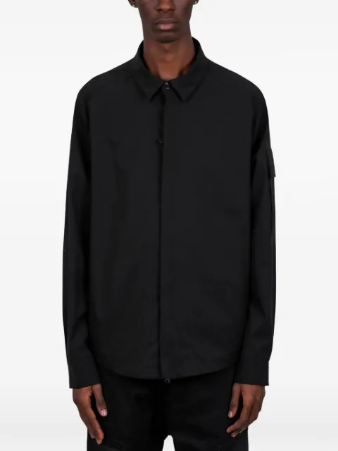 C.P. Company Metropolis zip-up shirt Black 20CLOS006A110264V999