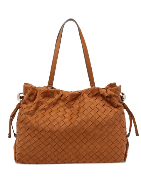LIU JO woven sequoia tote bag Brown AA6098T385AX0742