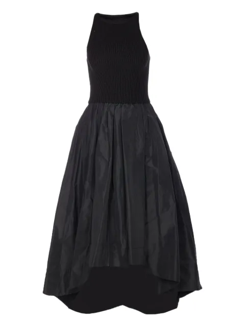 LIU JO long taffeta dress Black PA6059T8578C3966