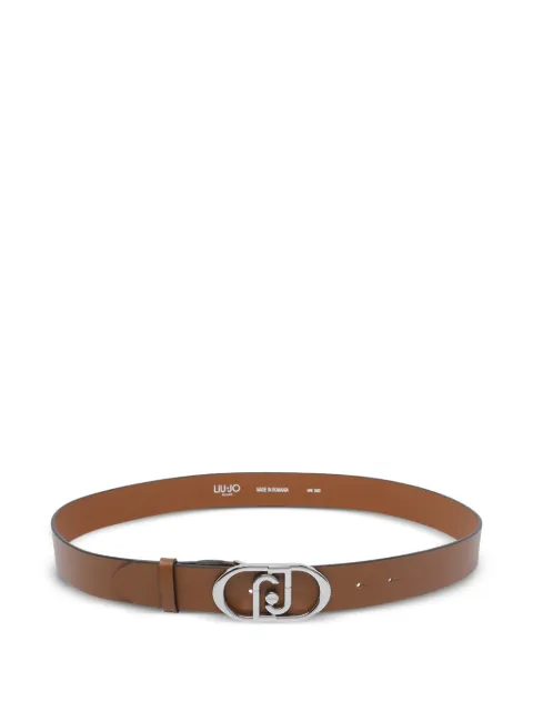 LIU JO logo-detail buckle belt Brown AA6231P0414C3918