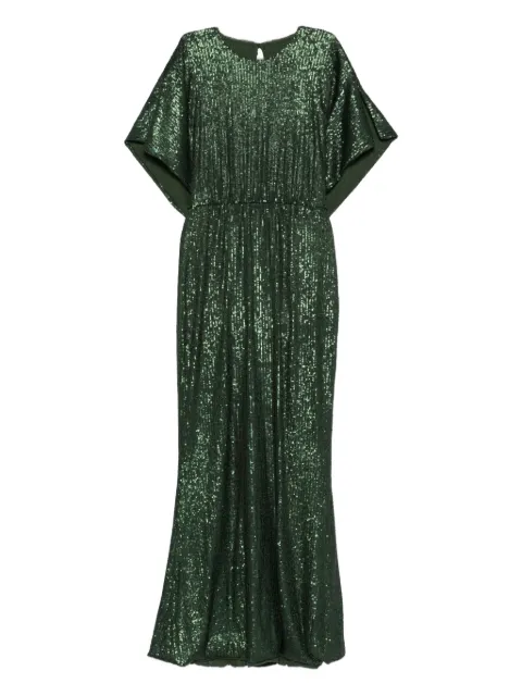 Norma Kamali sequinned maxi dress Green ST4253SQR34869