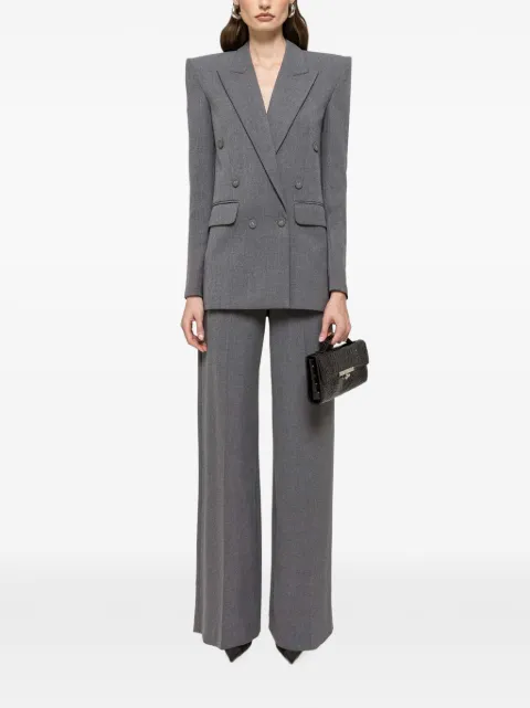 NISSA high-waisted palazzo pants Grey P16223