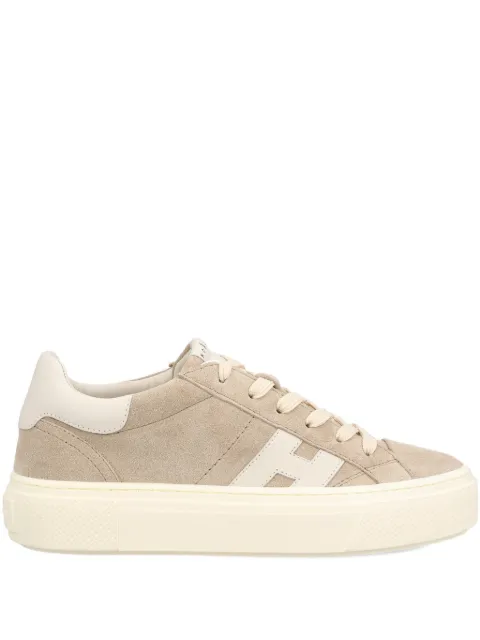 Hogan Crosswind suede sneakers Neutrals HXW7050GB00UHO
