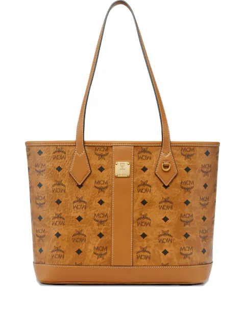 MCM small monogram-print tote bag Brown MWPGSLR03CO