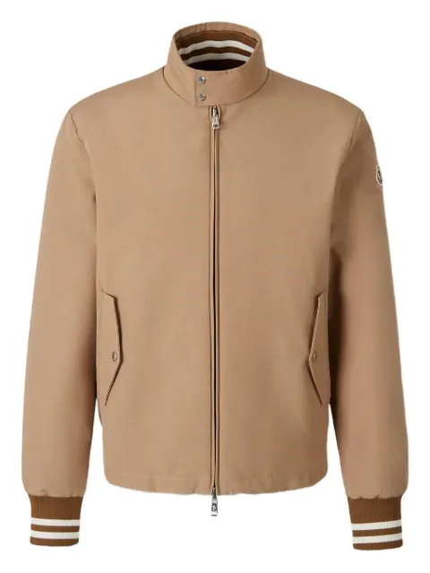 Moncler striped 'prieure' jacket Neutrals L10911A000725983X