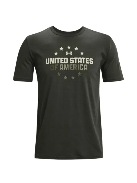 Under Armour Freedom US T-shirt Green 1365051310