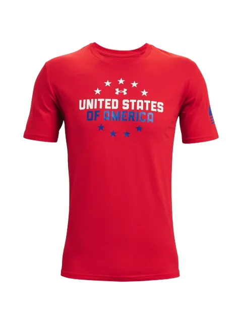 Under Armour Freedom US graphic T-shirt Red 1365051