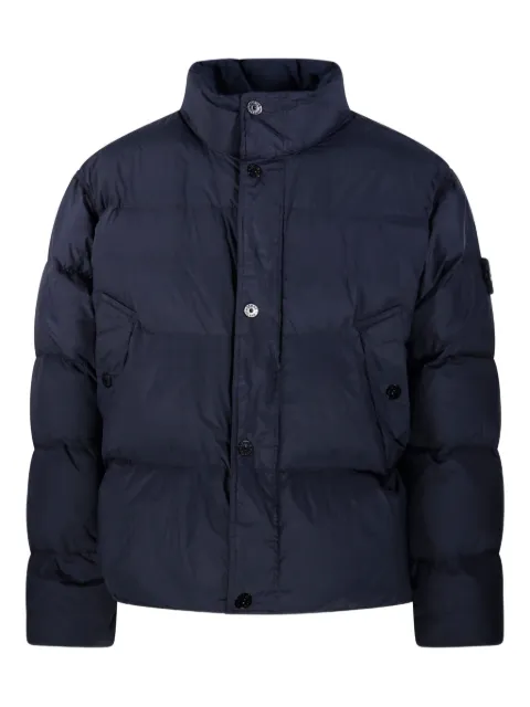 Stone Island button padded jacket Blue L2S154100109S0A23