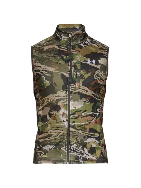 Under Armour Off Grid Zephyr camouflage zip-up gilet Green 1316864