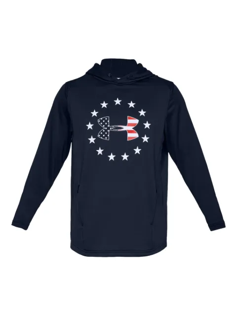 Under Armour logo graphic hoodie Blue 1323105408