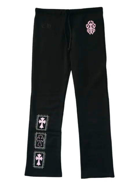 Chrome Hearts Deadly Doll graphic track pants Black CHRM0568