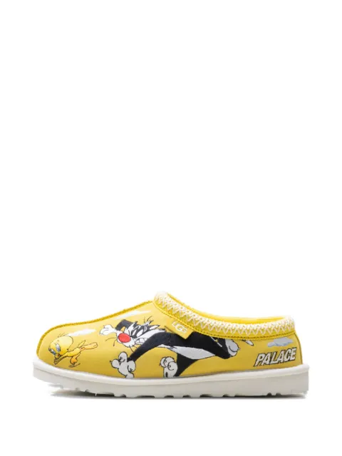 UGG x Palace Looney Tunes cartoon-print tasman slippers Yellow 1181910YEL