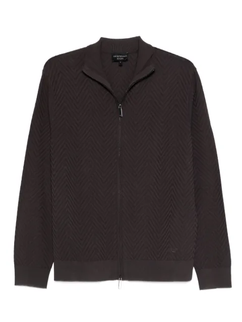 Emporio Armani zip-fastening sweater Grey EM004670AF23759U8168