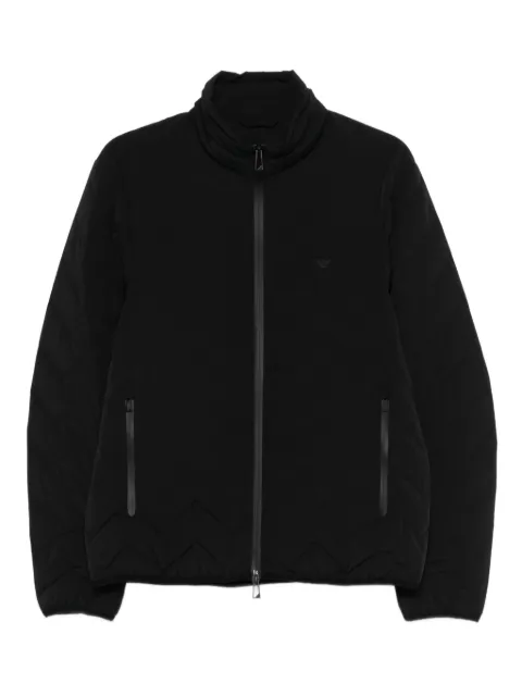 Emporio Armani zip quilted jacket Black EM004947AF18499