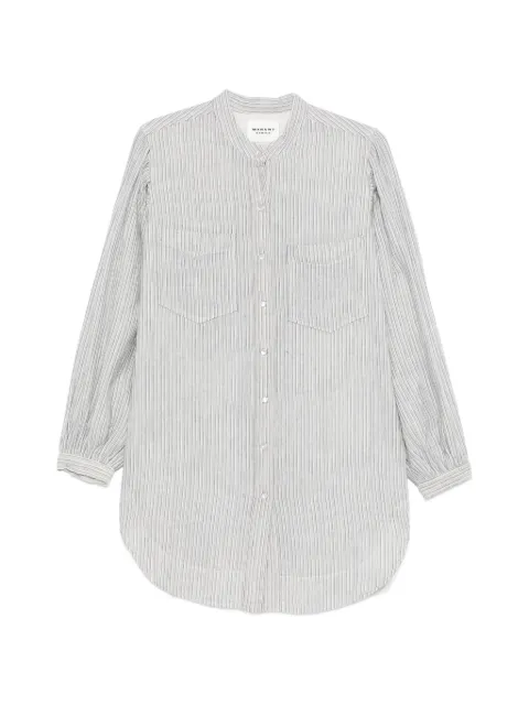 MARANT ÉTOILE Soyana pocket striped dress Blue RO1007FAD1I06E