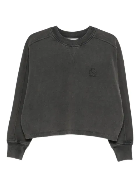 MARANT ÉTOILE Sunny logo-embroidered sweatshirt Grey SW0186FAD1M06E