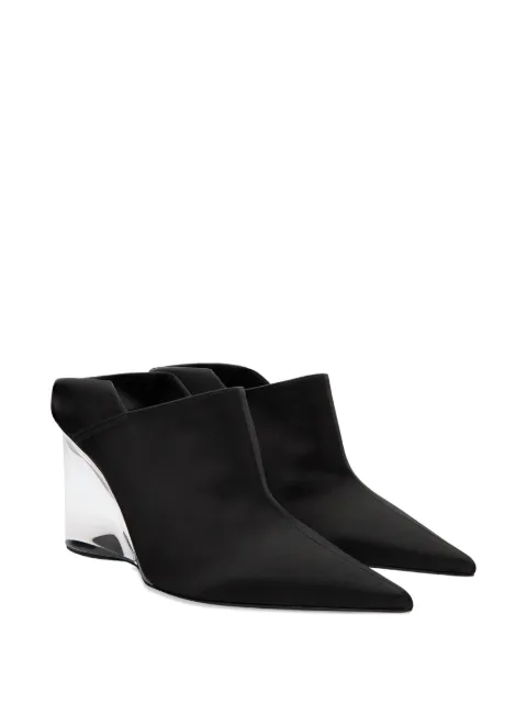 Alaïa wedge heeled mules Black AA3M3008A024