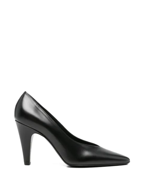Alaïa leather heeled pumps Black AA3E1027I186