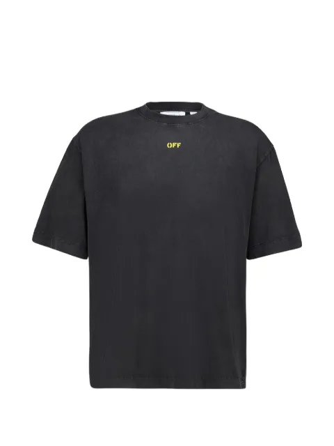 Off-White back-print T-shirt Black 44MAA120S26J00B001