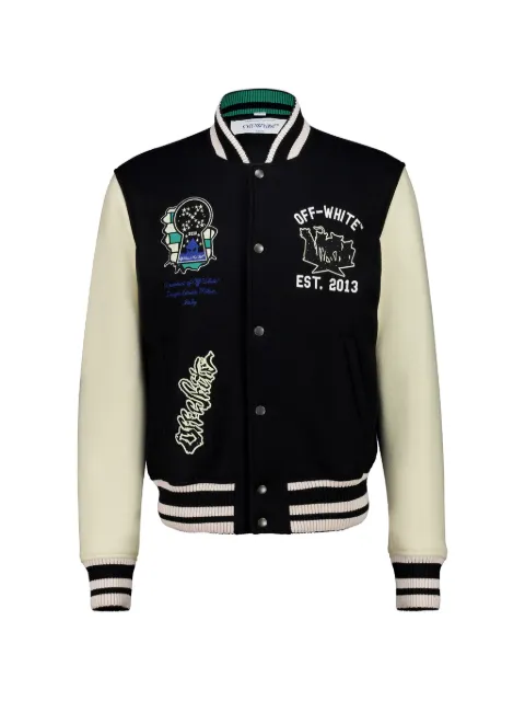 Off-White Black Panthers varsity jacket Black 44XEH053S26F001001
