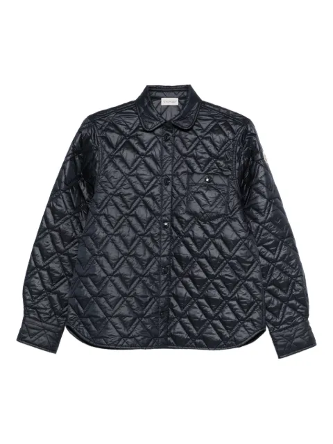 Moncler quilted pocket overshirt Blue L10932F00001788UY